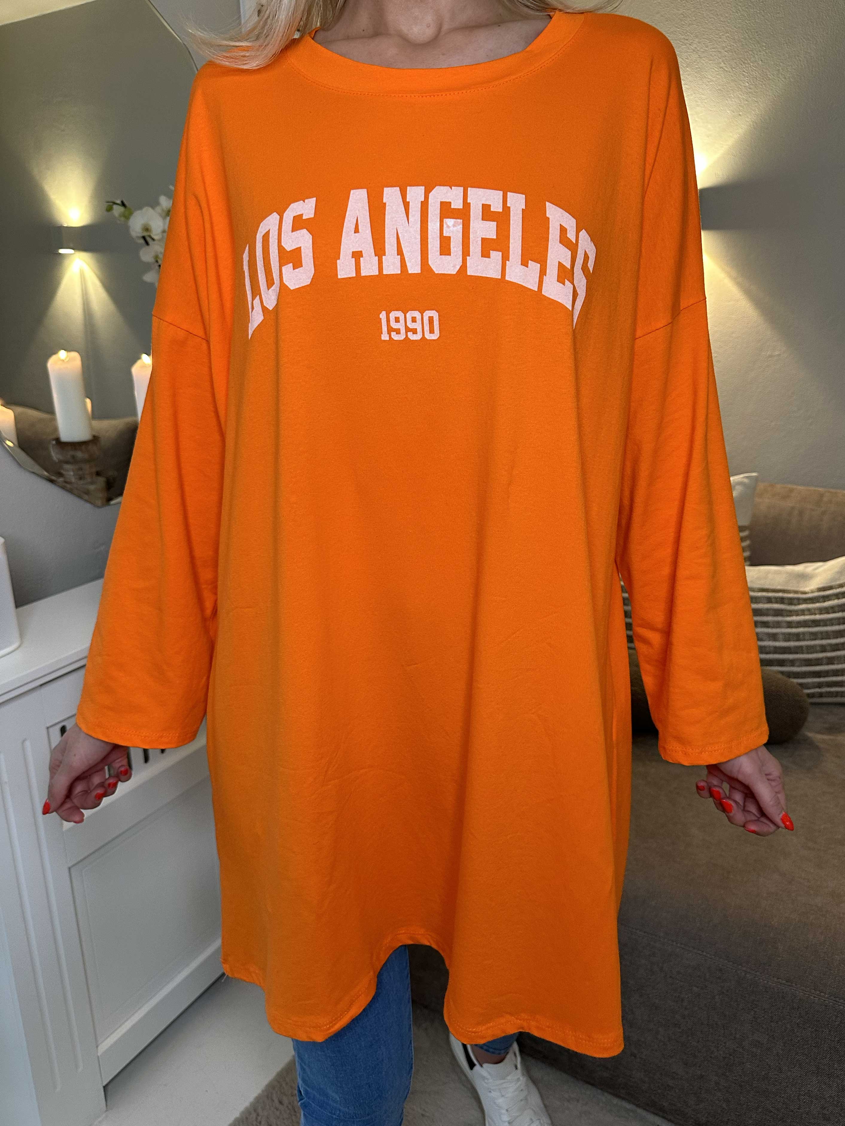 Haniya - Joggingkjole i viskose med Los Angeles stående